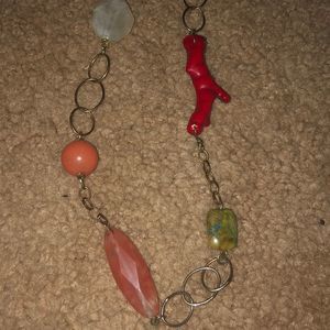 Multicolored and shaped gold Francesca’s necklace